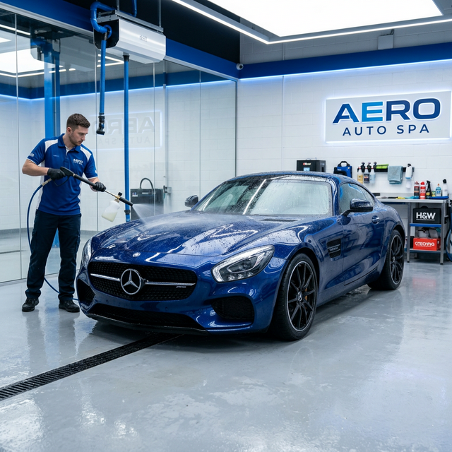 Luxury Car Wash Background